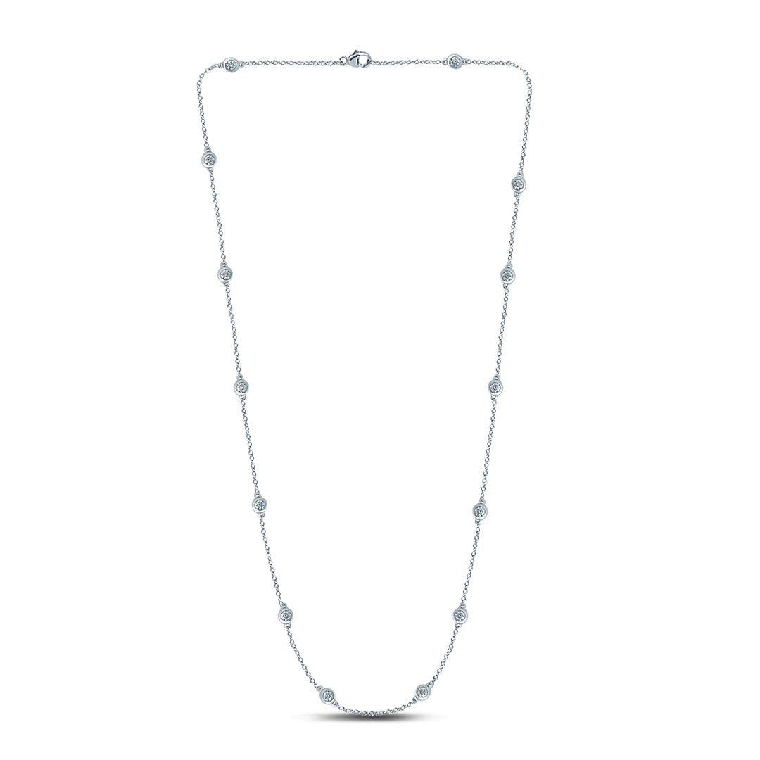 14K 0.72CT Diamond CHAIN