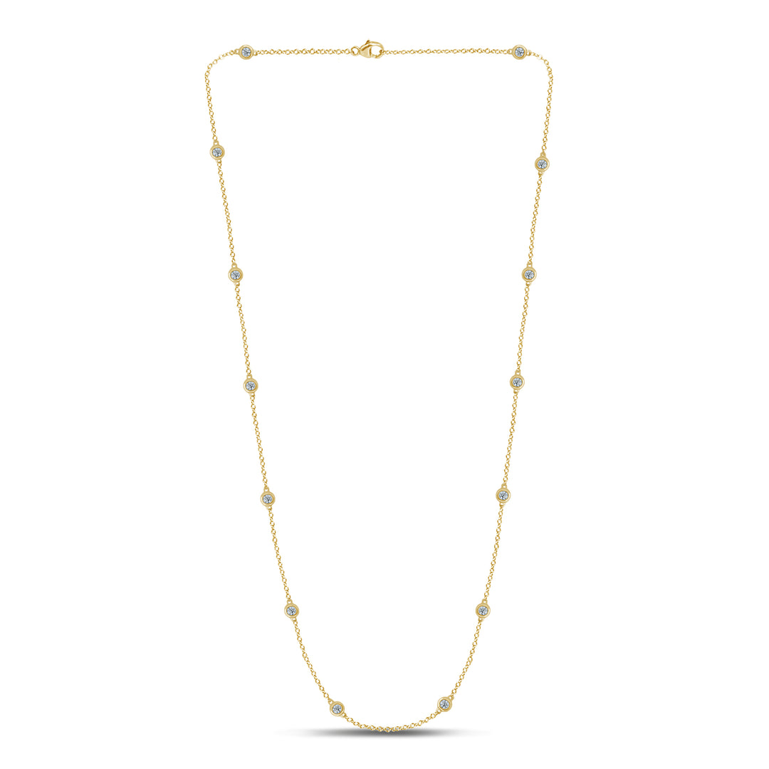 14K 1.00CT Diamond CHAIN