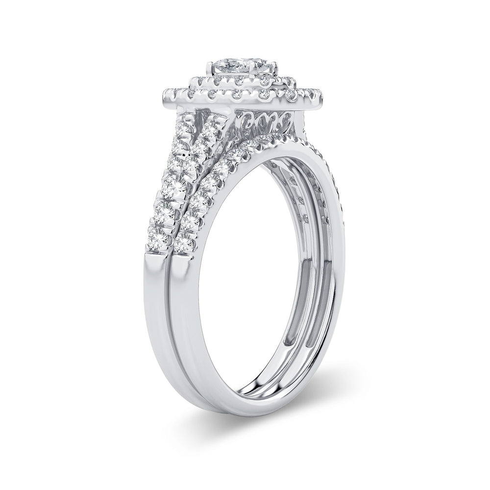 14k White Gold 1CT Lab Diamond Engagement Ring