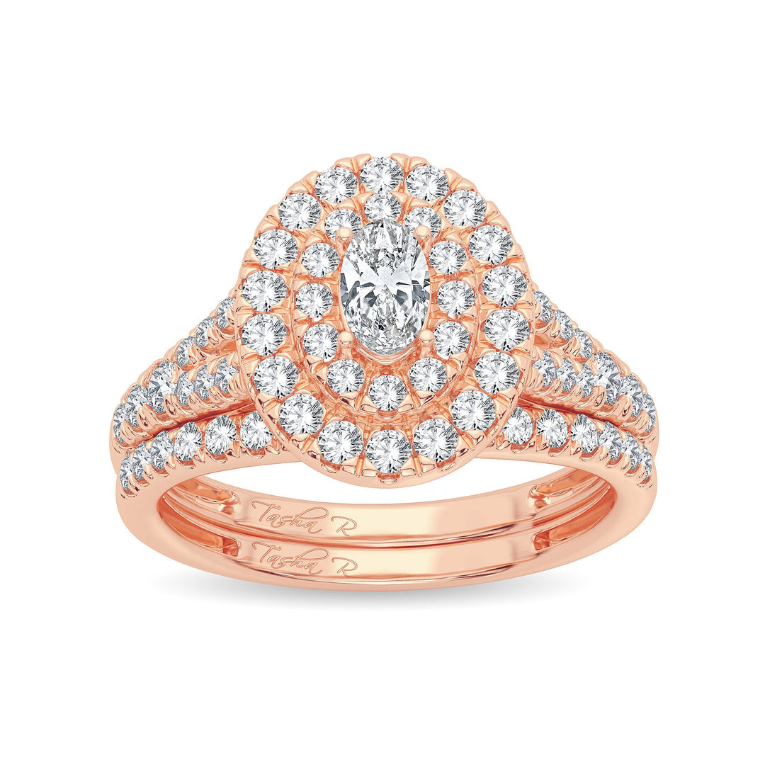 14K 1.00CT Diamond Bridal Ring