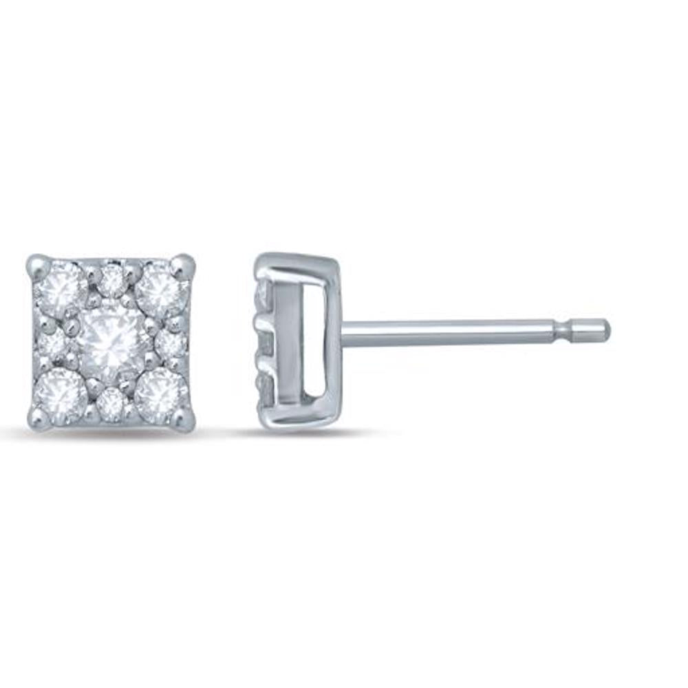 14K 0.37CT Diamond Earring