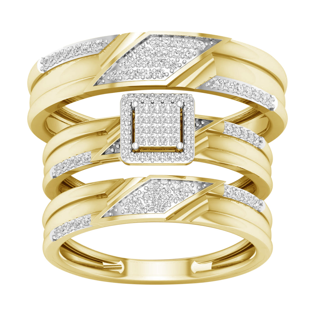 10K 0.33CT DIAM DIAM TRIO SET