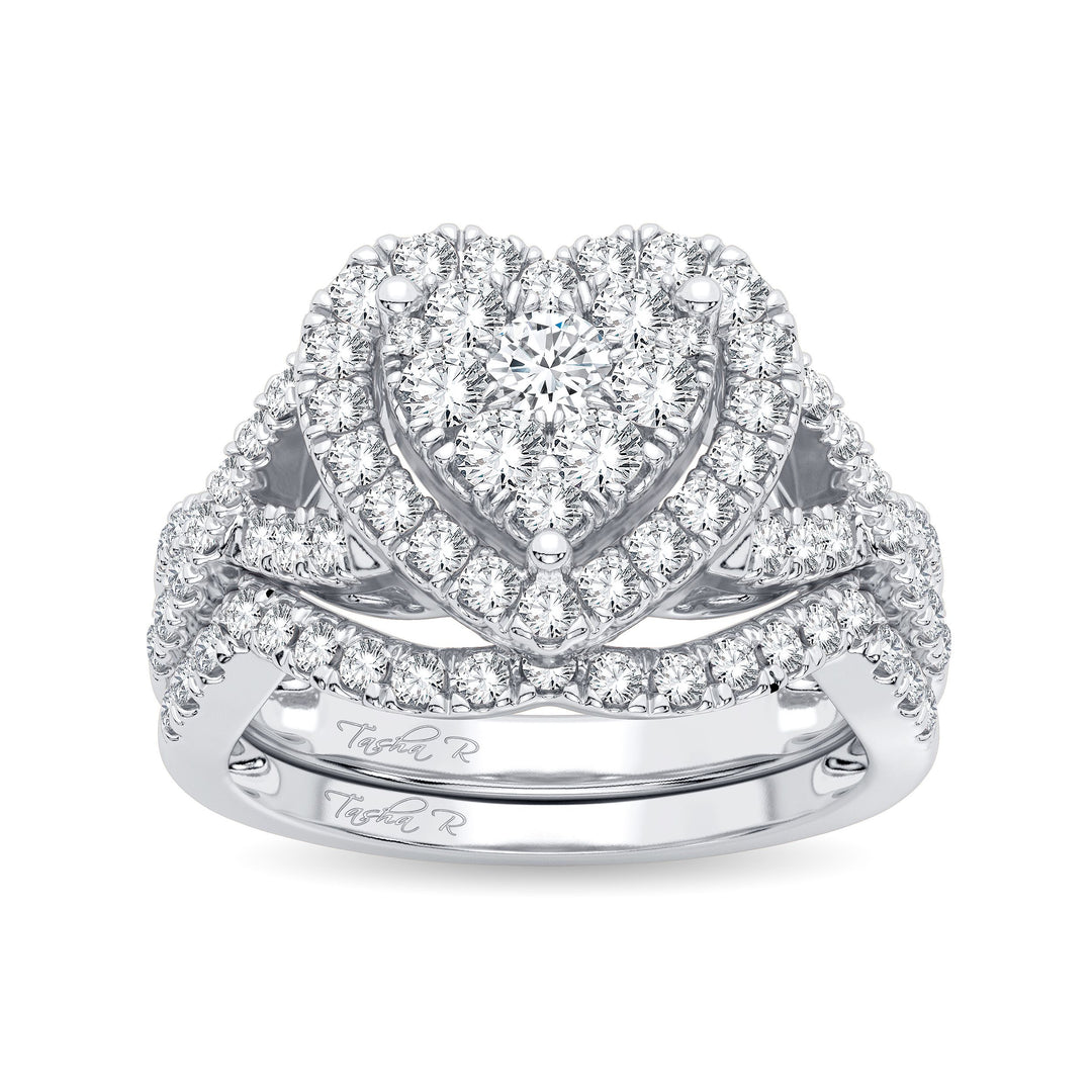 14K 1.00ct Diamond Bridal Ring