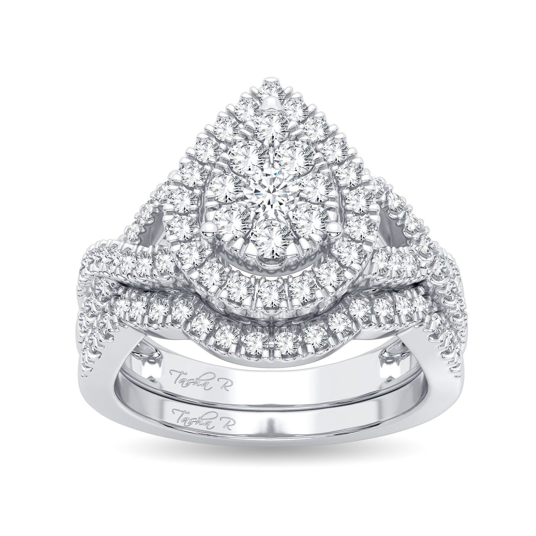 14K 1.00CT Diamond Bridal Ring