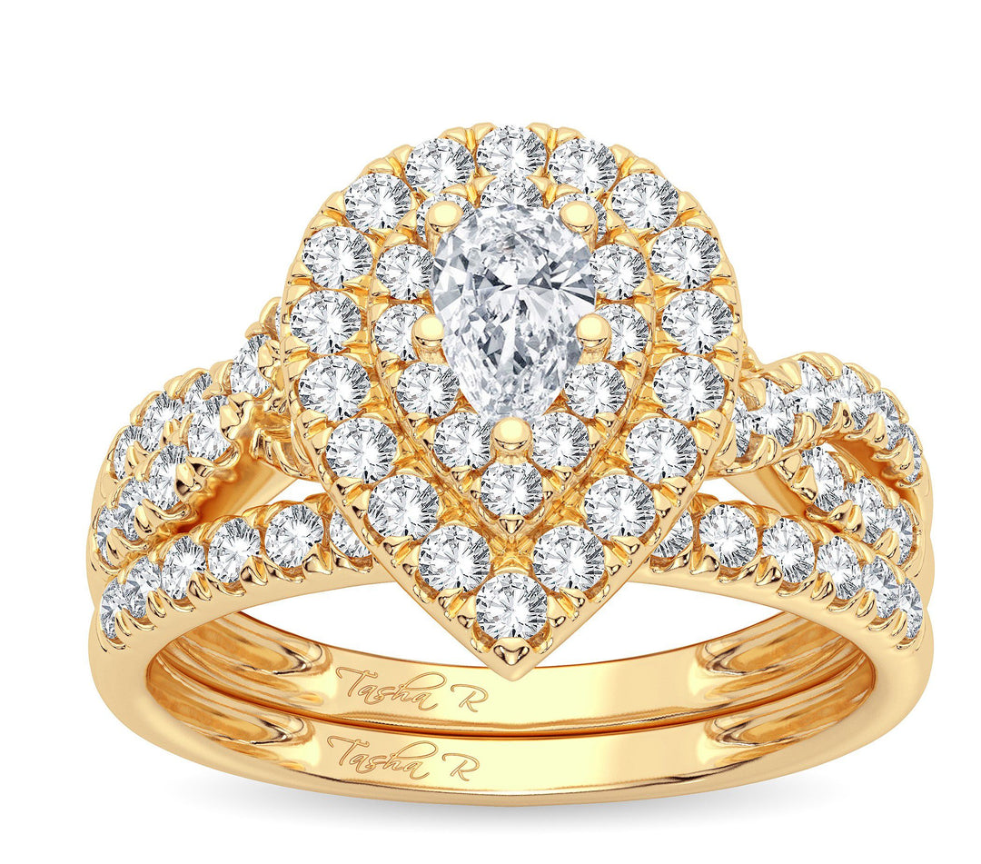 14K 1.00CT Diamond BRIDAL RING