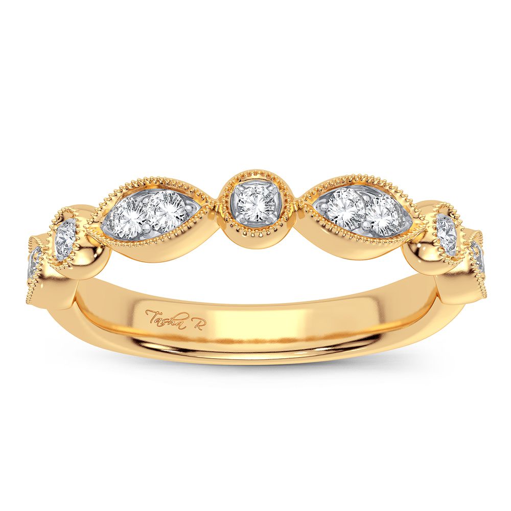 14K 0.17CT Diamond Band