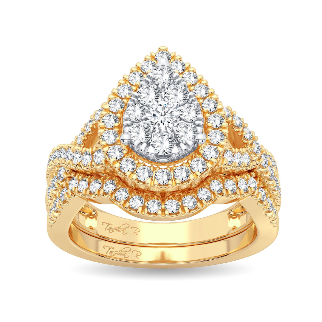 14K 1.00CT Diamond Bridal Ring