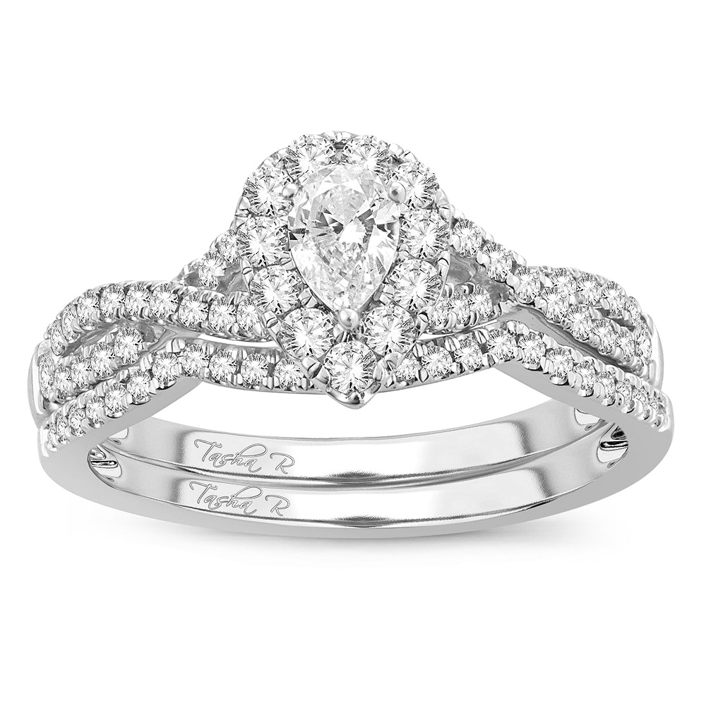 14K 0.75 Fancy Cut Bridal