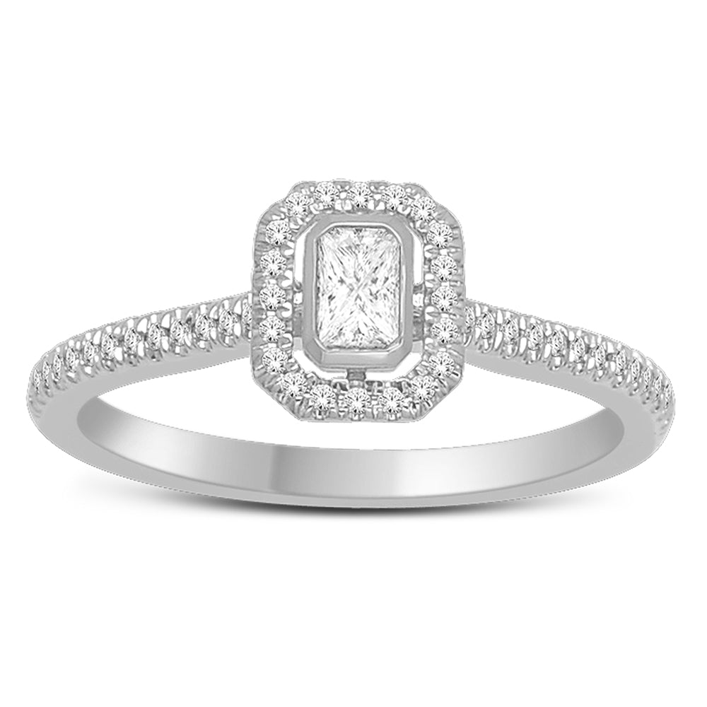 14K 0.33CT Diamond ENGAGEMENT RING