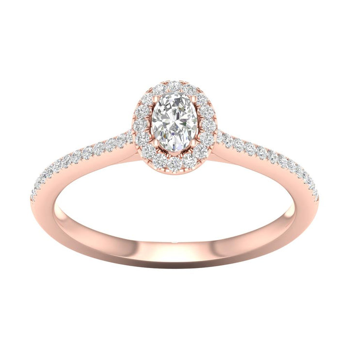 14K 0.33ct Diamond Ring