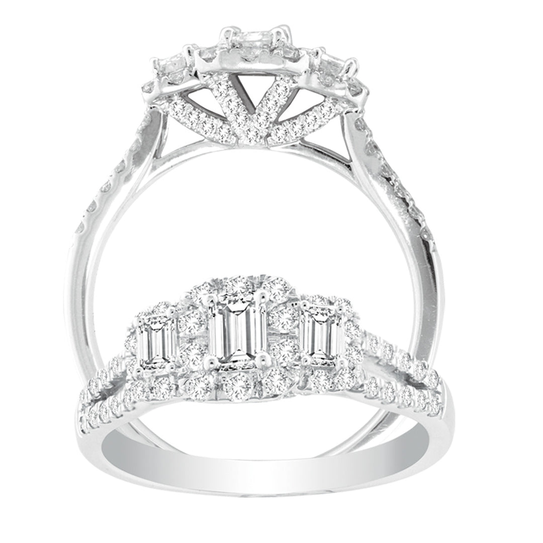 14K 0.97CT Diamond Engagement RING