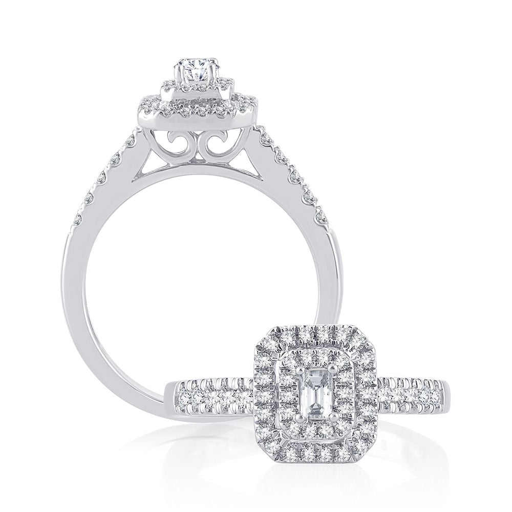 14K 0.52CT Diamond ENGAGEMENT RING