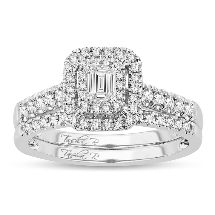 Timeless 14k White Gold 0.62CT Lab Diamond Ring