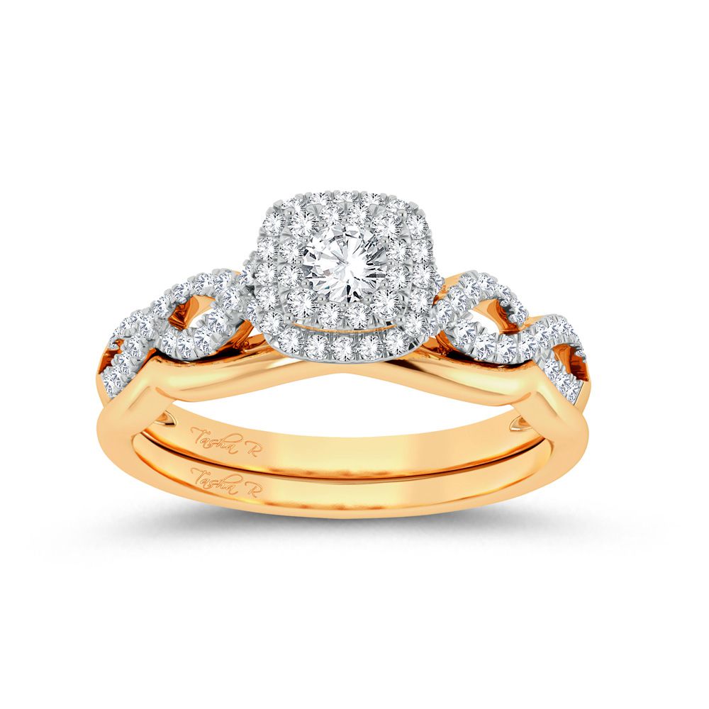 14K 0.33ct Diamond Bridal Ring