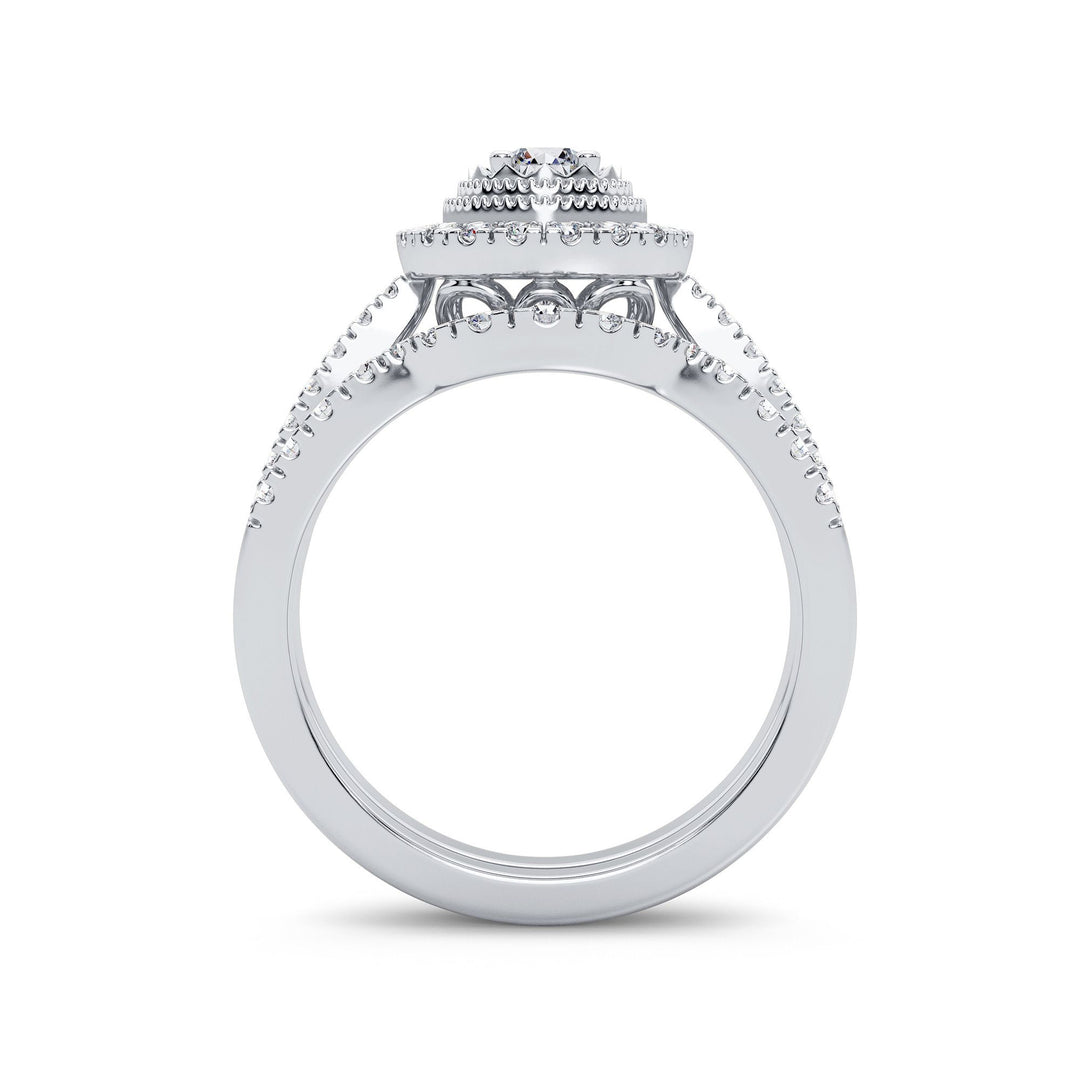 14K 0.75CT Diamond Bridal Ring