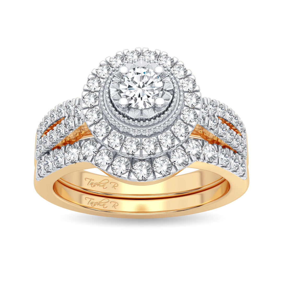 14K 0.75CT Diamond Bridal Ring