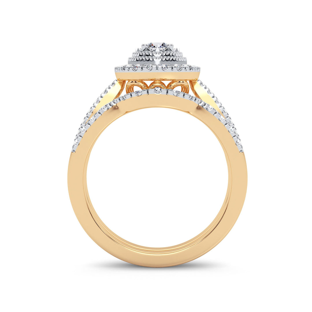 14K 0.75CT Diamond Bridal Ring