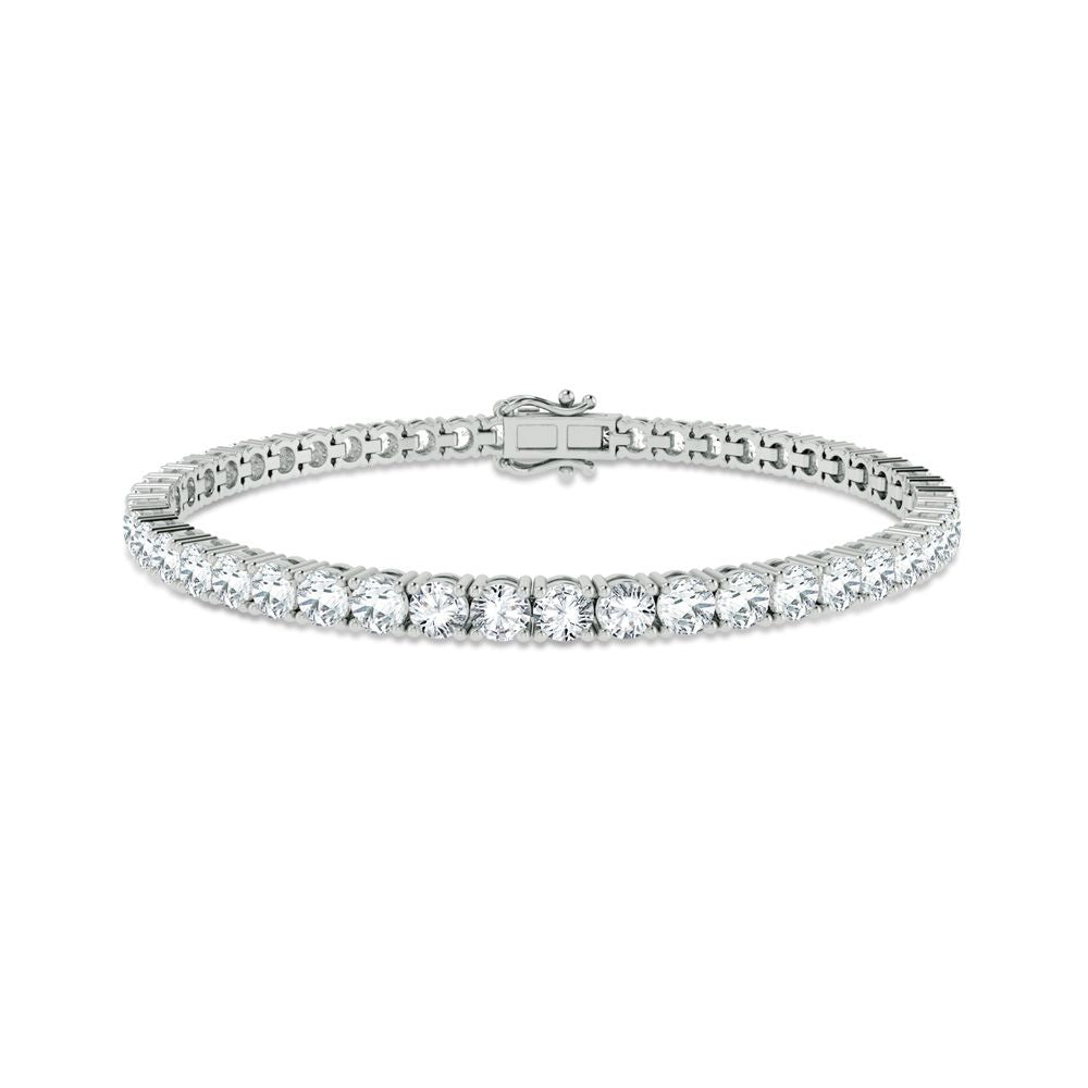 14K 7.04ct Diamond Bracelet