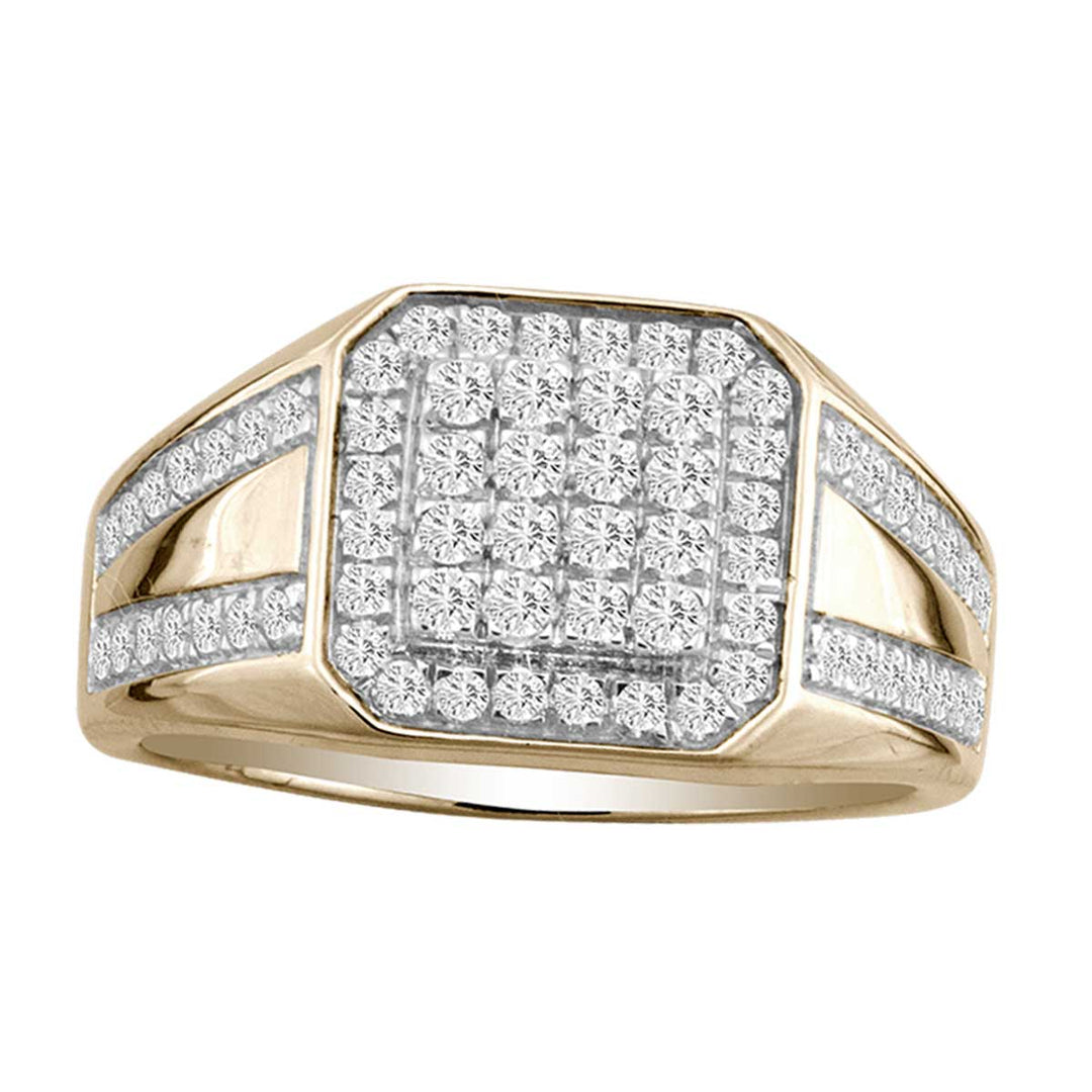 14K 1.00CT Diamond MENS RING