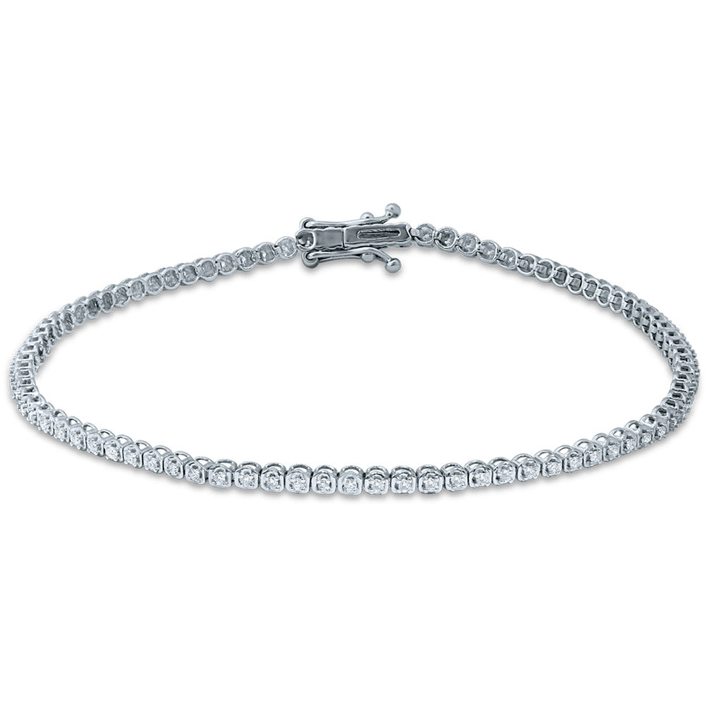 14K 1.00CT Diamond Bracelet