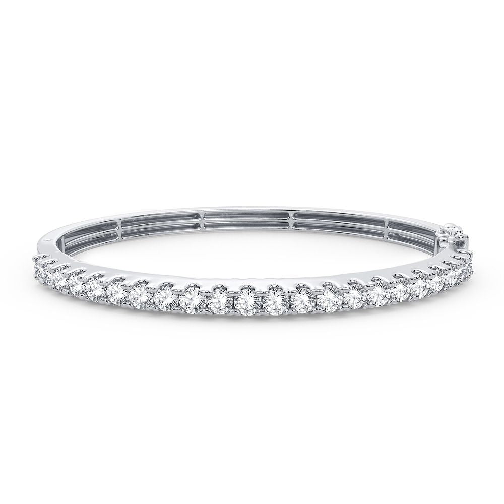 14K 2.50CT Diamond Bangle