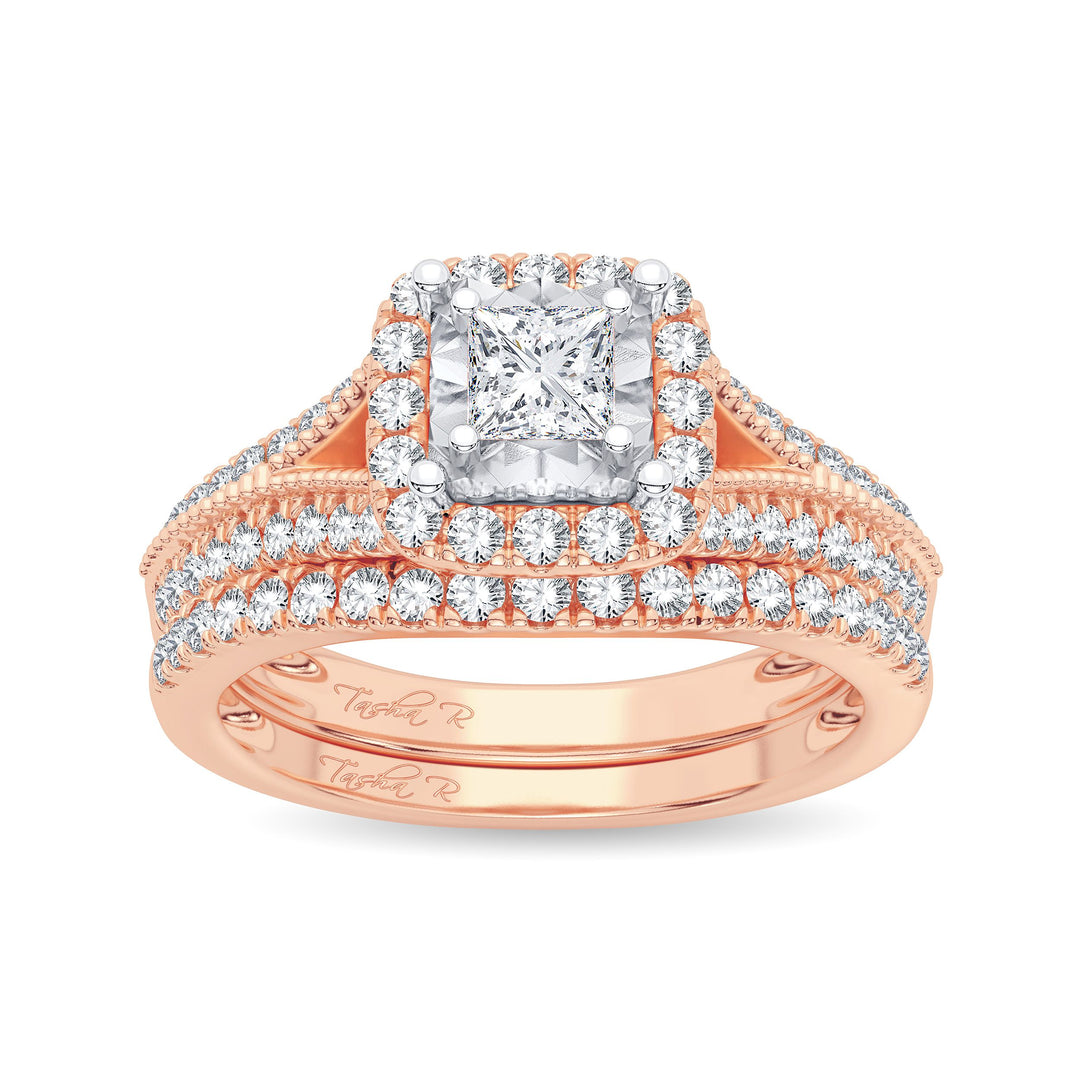 14K 0.75ct Diamond Bridal Ring