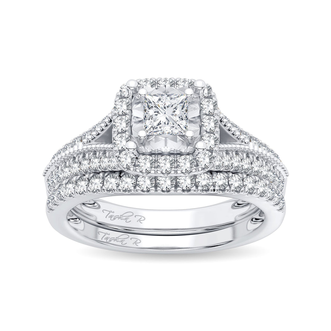 14K 0.75ct Diamond Bridal Ring