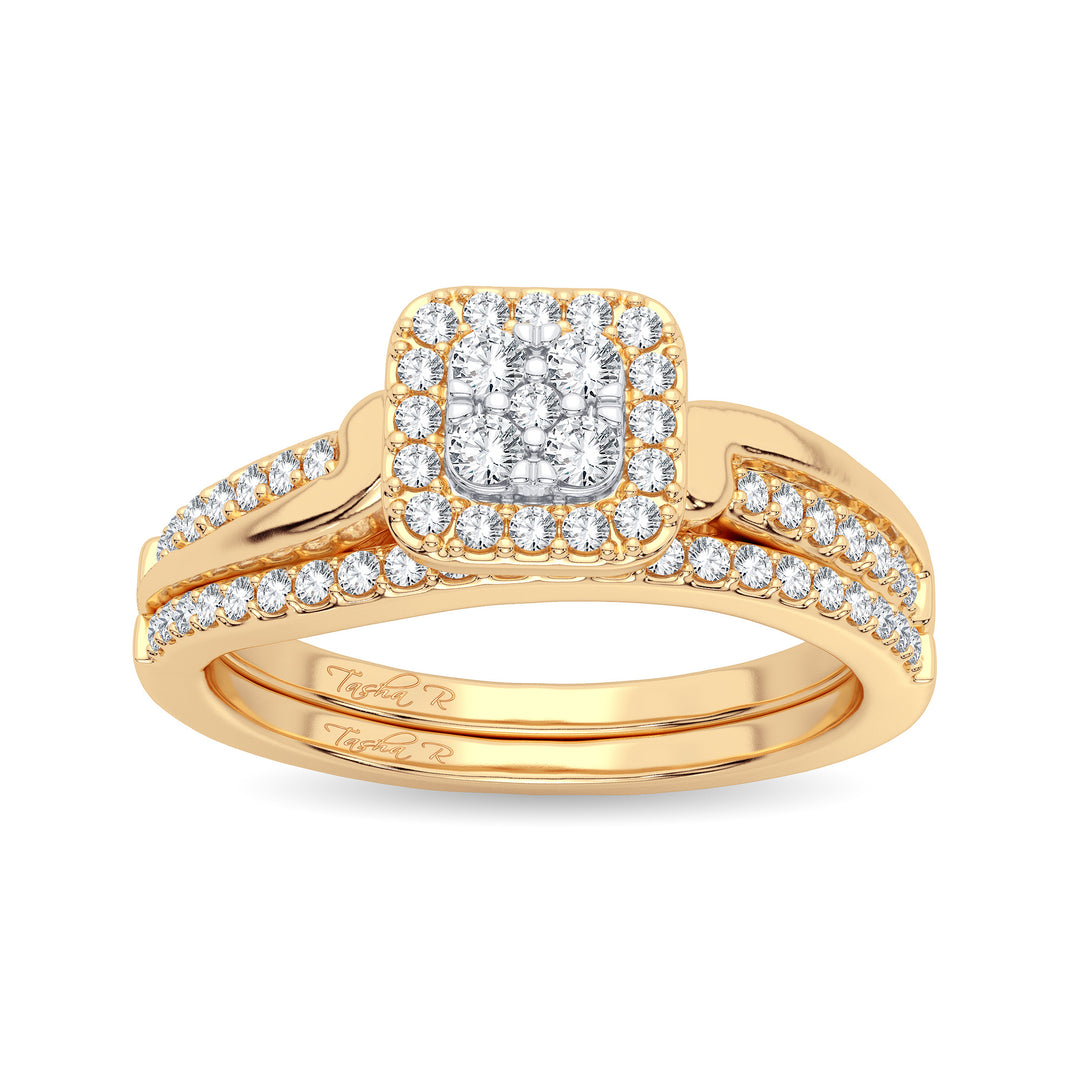 14K 0.40CT DIAMOND BRIDAL RING