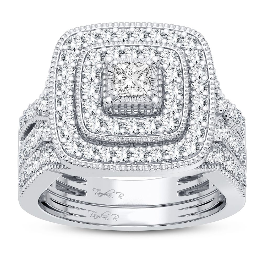 Timeless 14k White Gold 1CT Lab Diamond Engagement Ring