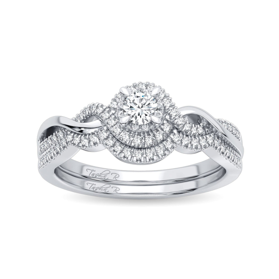 14K 0.25CT Diamond Bridal Ring