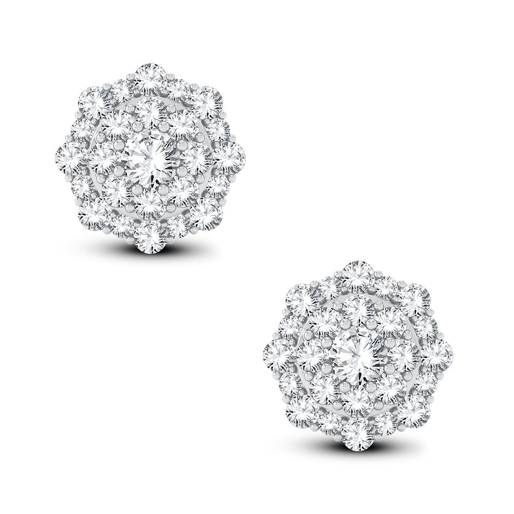 14K 0.33CT Diamond Earring