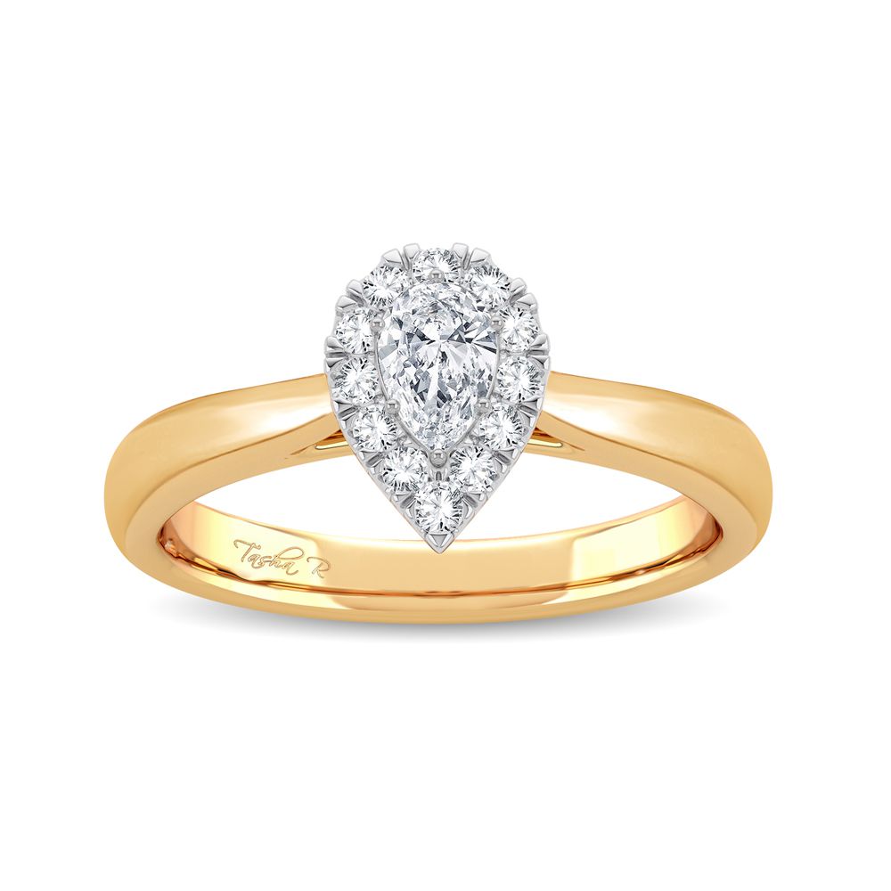 14K 0.33ct Diamond Promise Ring