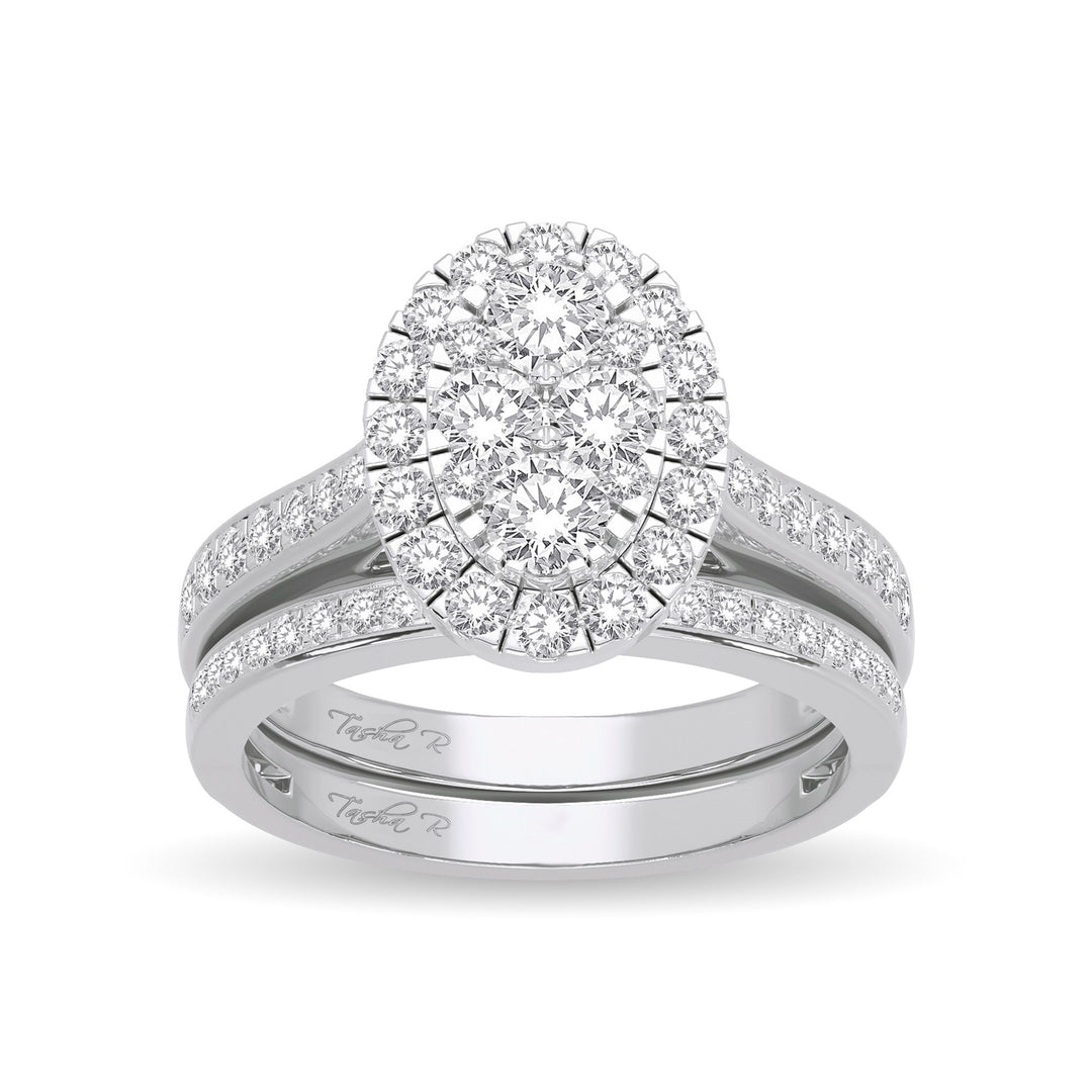 14K 1.00ct Diamond Bridal Ring