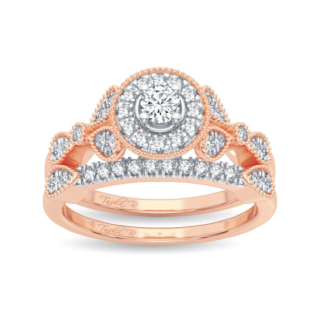 14K 0.33CT Diamond Bridal Ring