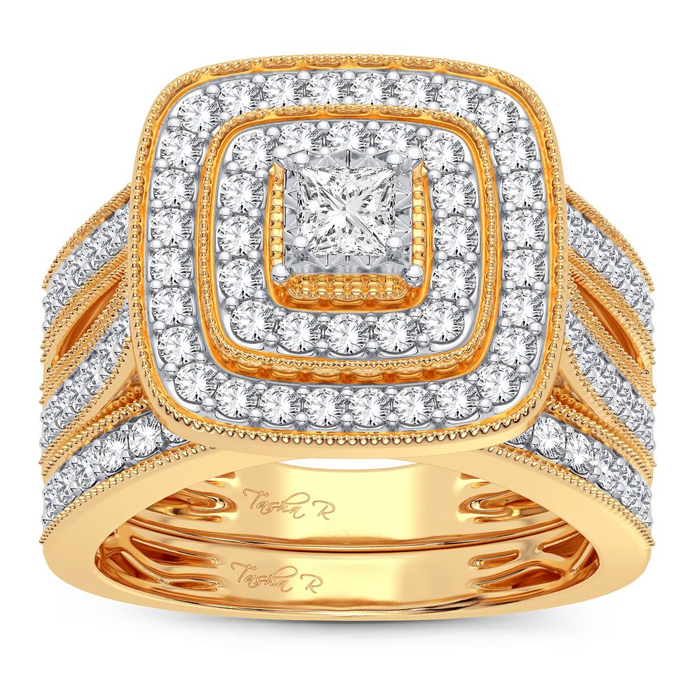 14K 1.00CT Diamond Bridal Ring