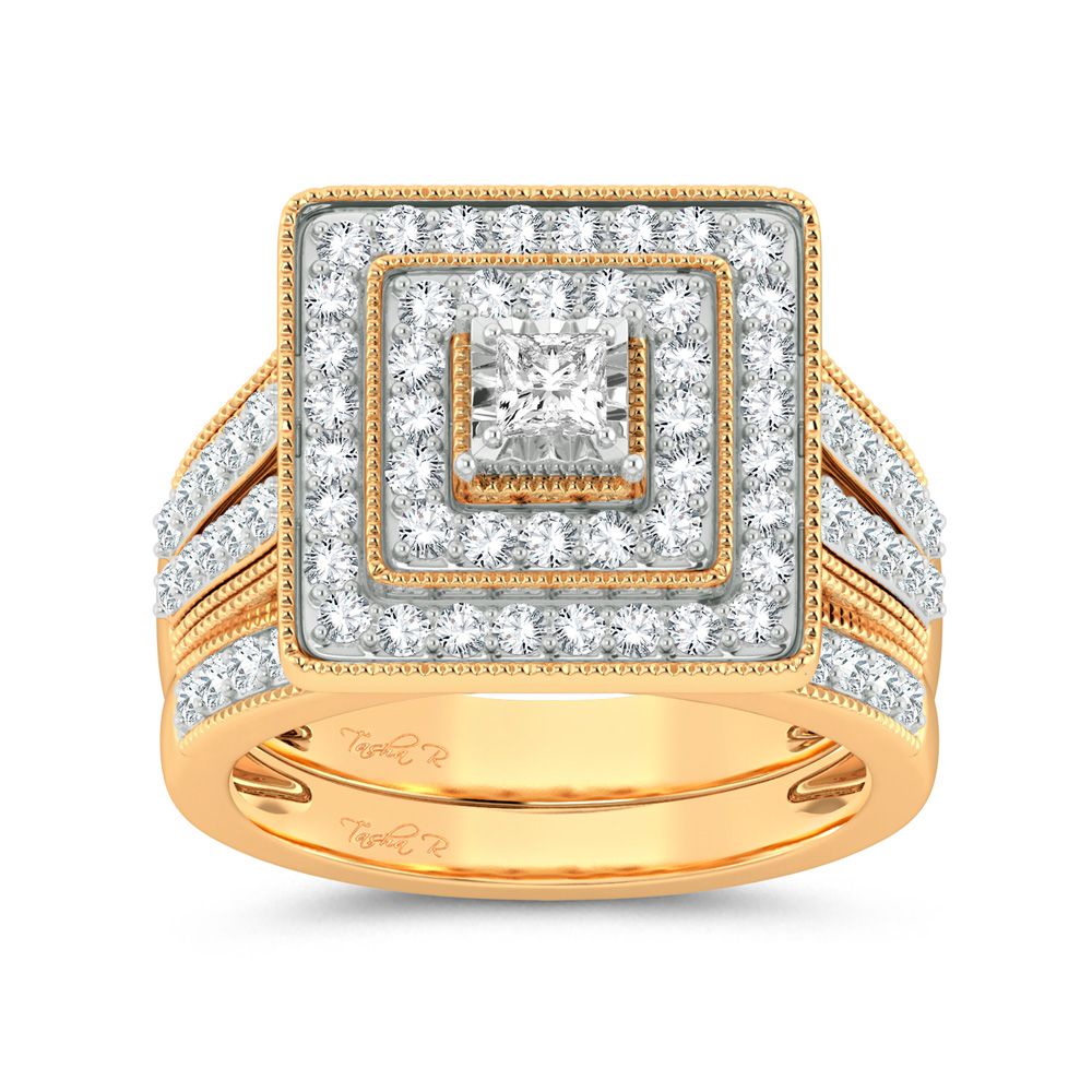 14K 1.00ct Diamond Bridal Ring