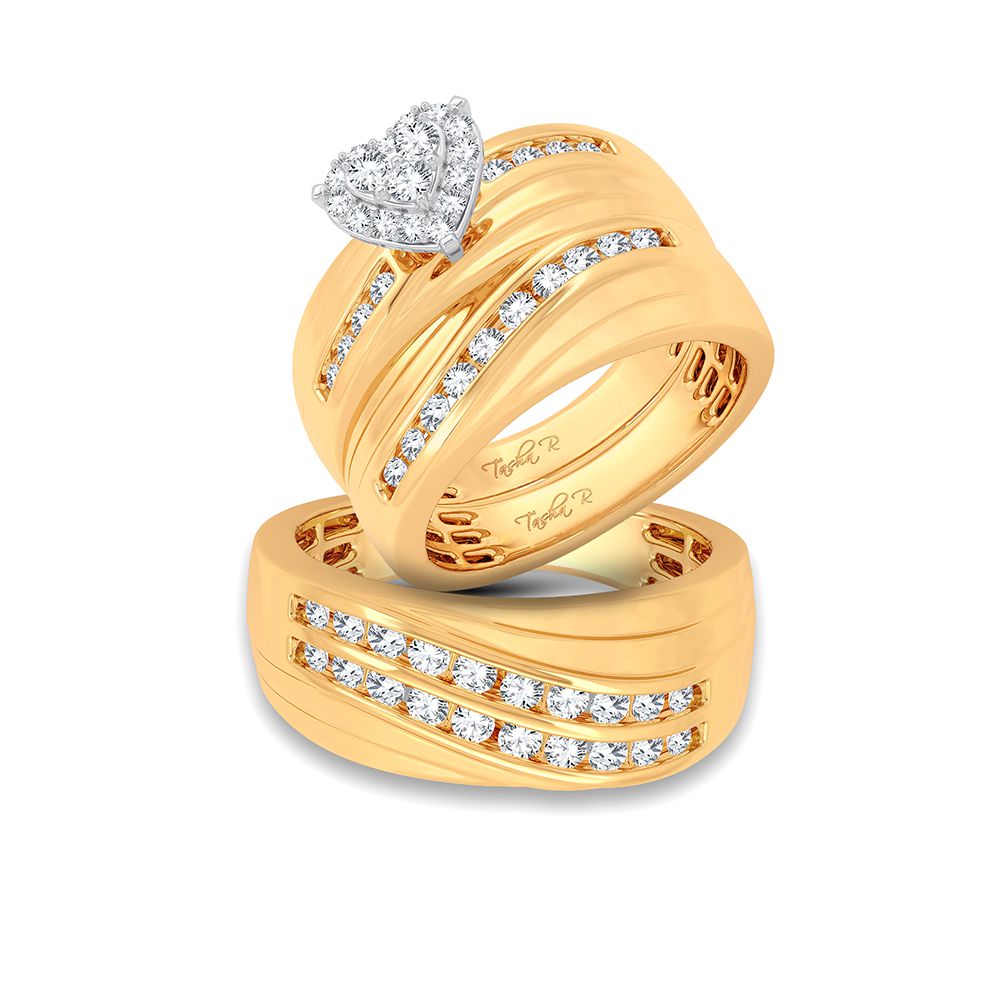 14K 1.16ct Diamond Trio Set