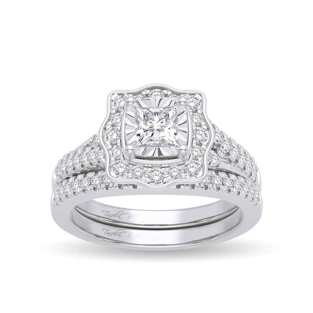 14K 0.62CT Diamond Bridal Ring