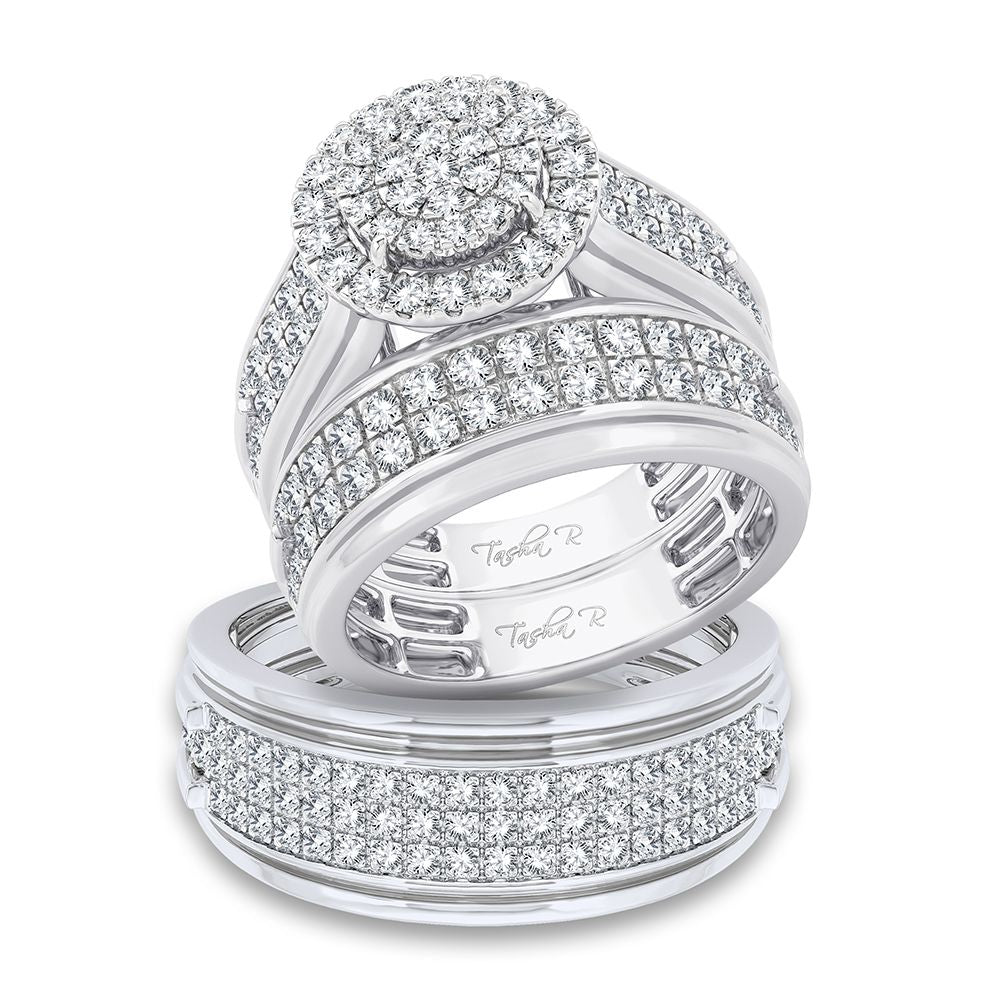 14K 2.10ct Diamond Trio Set