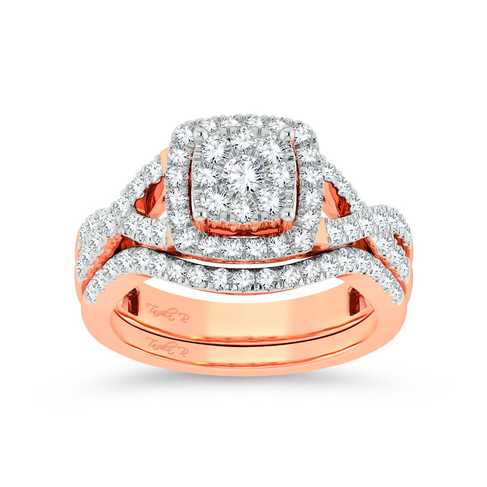 14K 1.00ct Diamond Bridal Ring