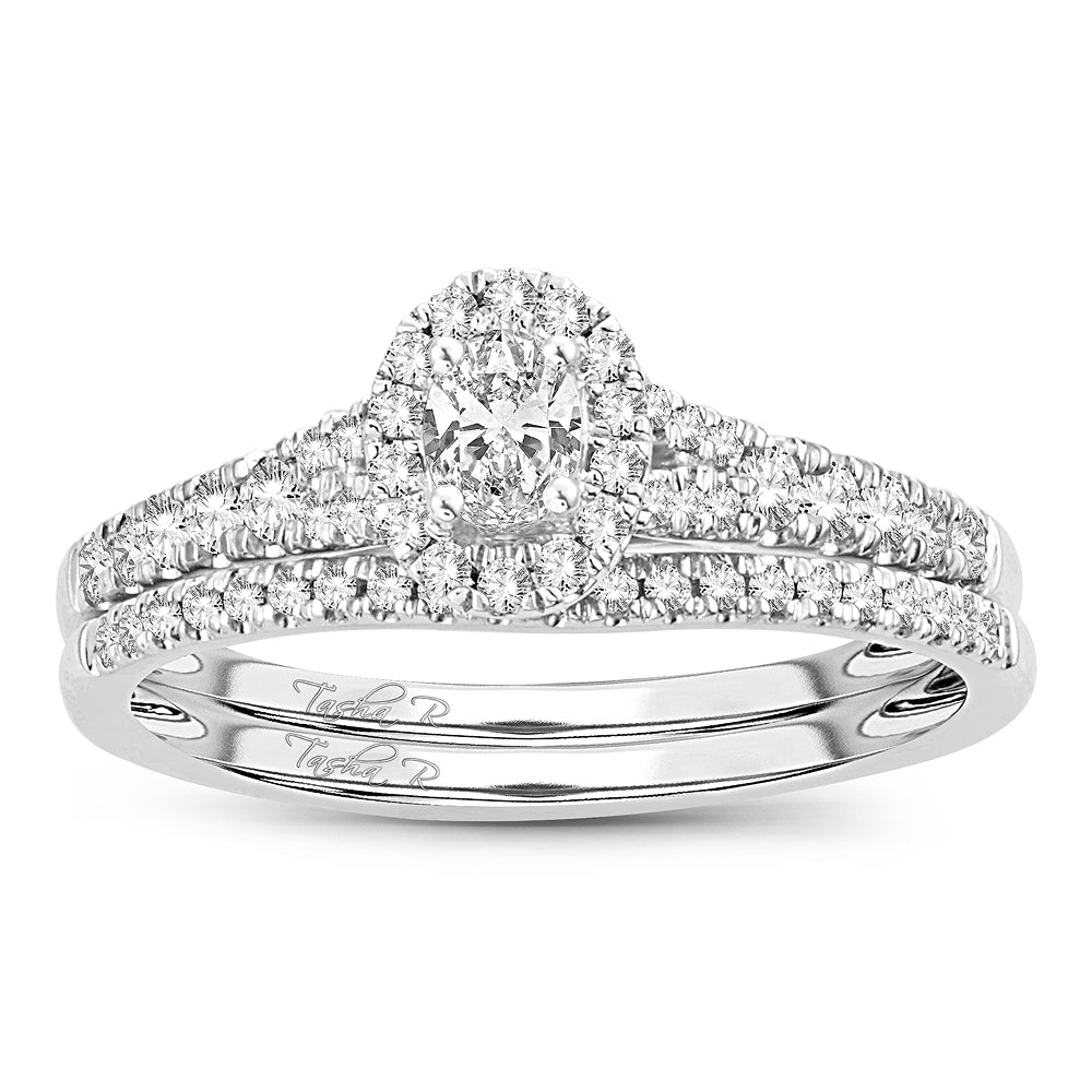 14K 0.50CT Fancy Cut Bridal