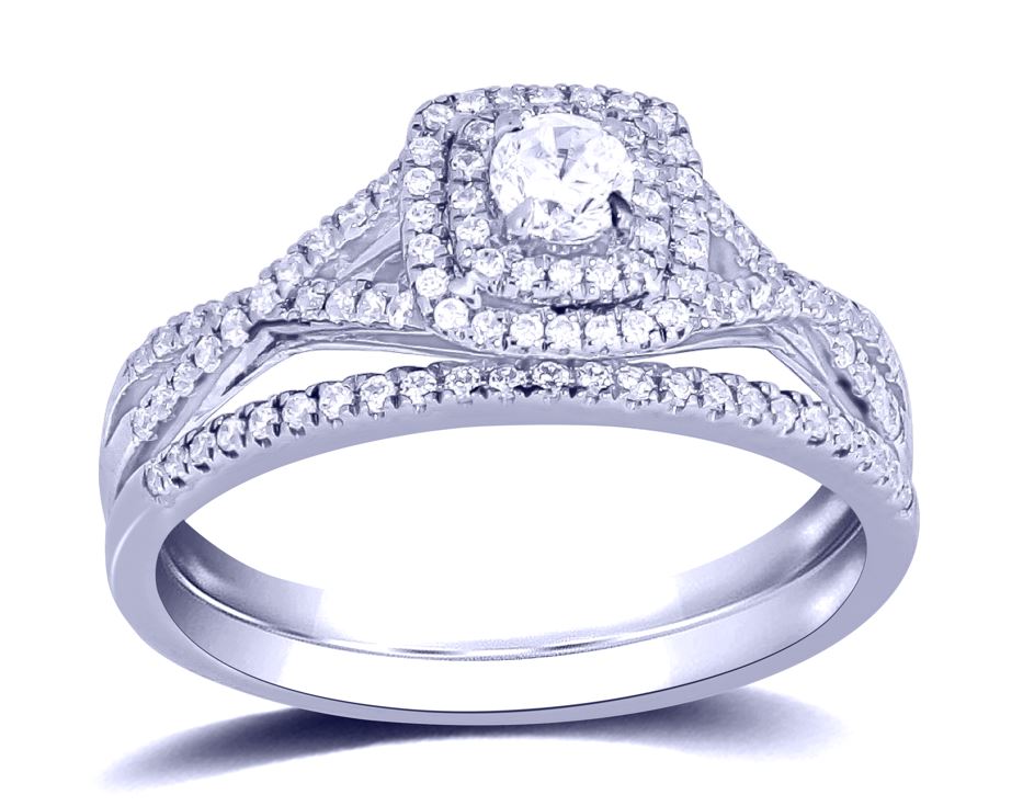 14K 0.50ct Diamond Bridal Ring