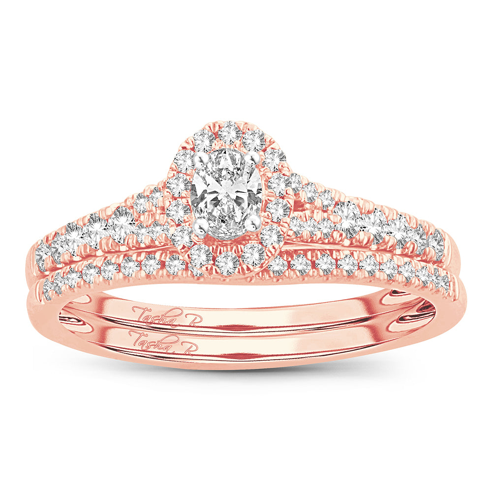 14K 0.50CT Fancy Cut Bridal