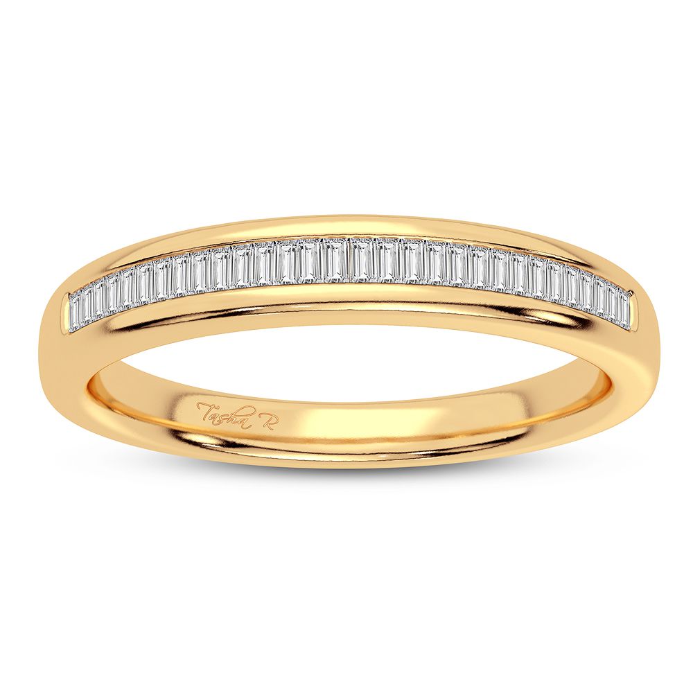 10K 0.15CT Diamond Band