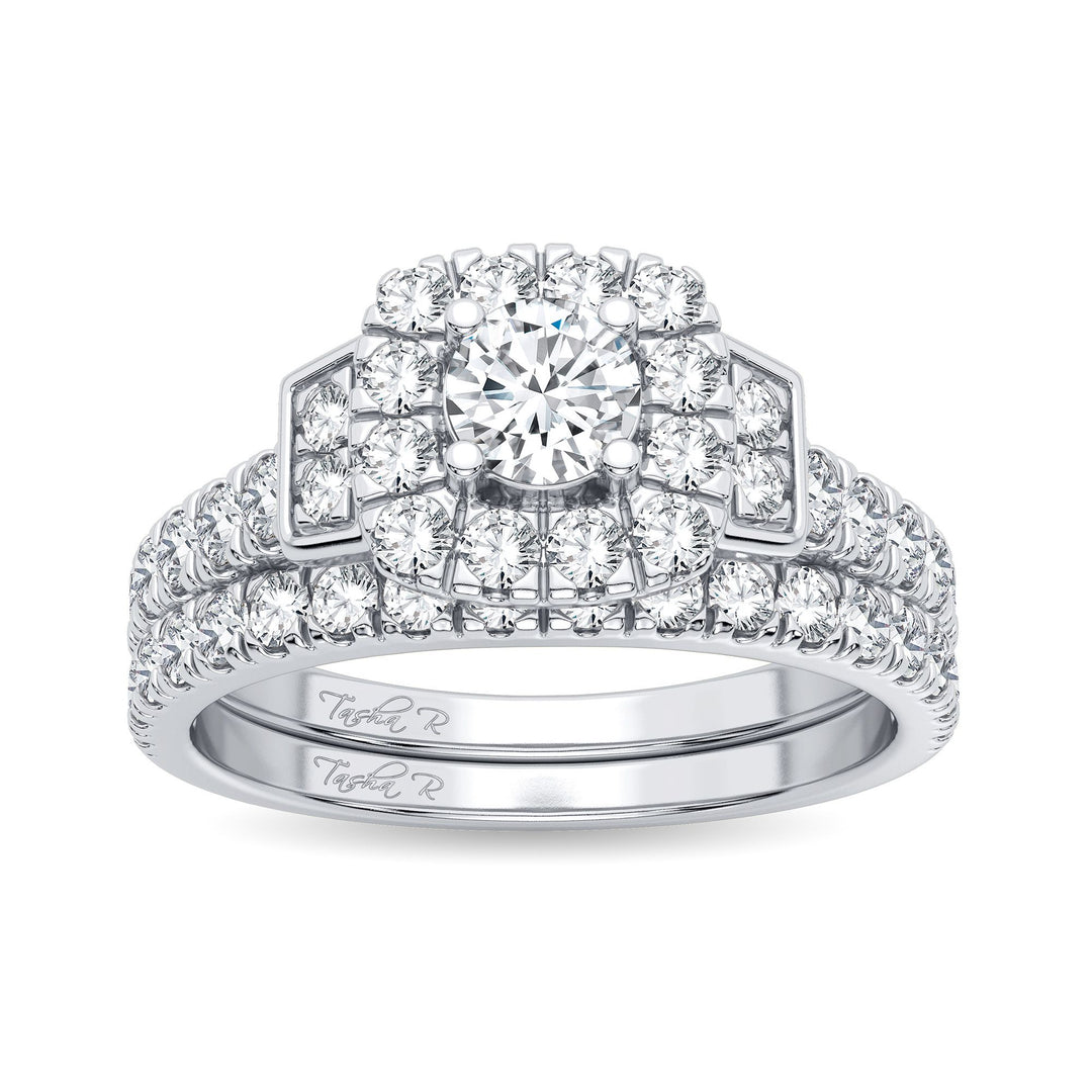 14K 1.00CT Diamond Bridal Ring