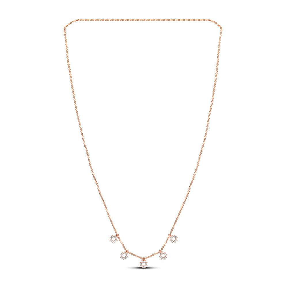 14K 0.28CT Diamond Necklace