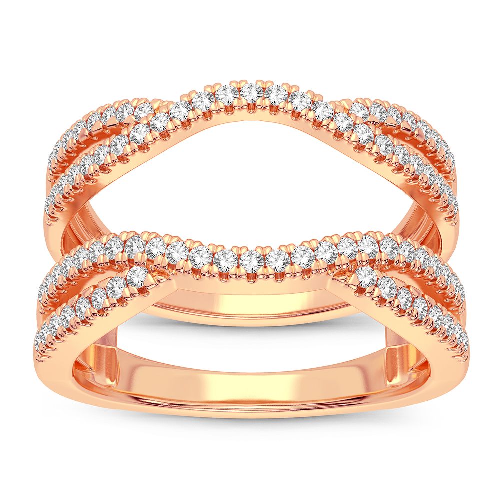 14K 0.33CT Diamond Ring Guard