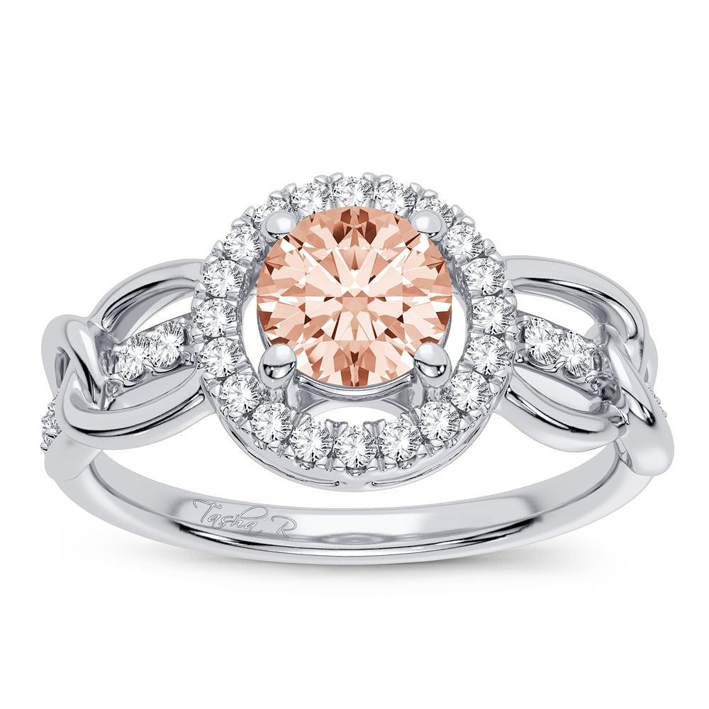 14k 0.20ct Morganite Ring