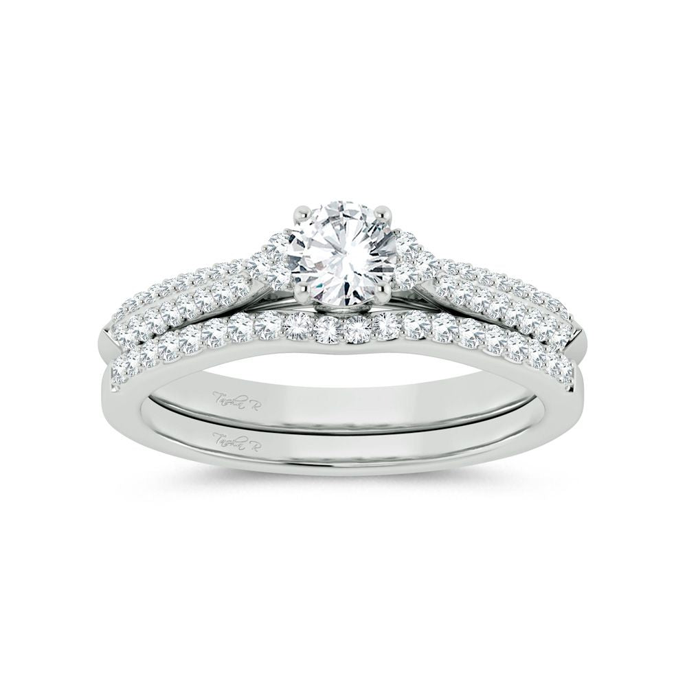 14K 0.60ct Diamond Bridal Ring