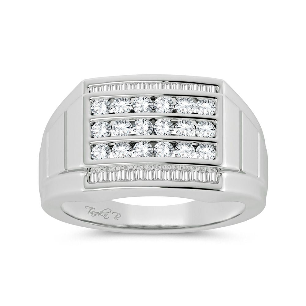 14K 0.85ct Diamond Band